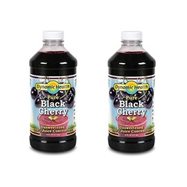 Dynamic Health Products Black Cherry Juice Concentrate, 16 Ounce (2 Pack)