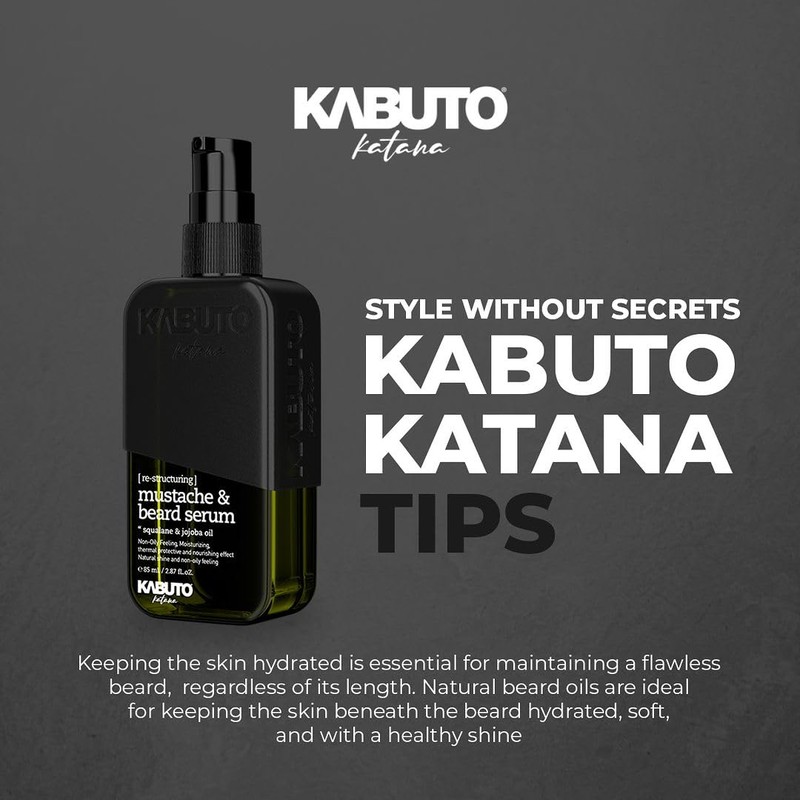 Kabuto Katana Mustache & Beard Care Serum