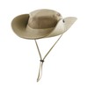 Mukeyo - Sombrero de malla para mujer, con ala ancha,