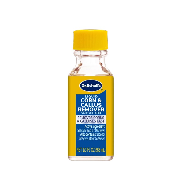 Dr. Scholls Corn/Callus Remover Liquid (2 Pack), 8 Piece Set