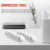 Happysnow Disposable Towel for Compressed Towels, Tablet Travel Fabric, Pack