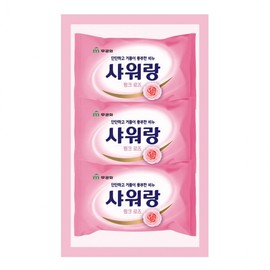 Mugunghwa Shower & Pink Rose Face and Body Soap 130g 3-Pack
