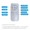 HuixuTe Remote Control for Ceiling Fan with Light, Compatible HXT-FSD01,