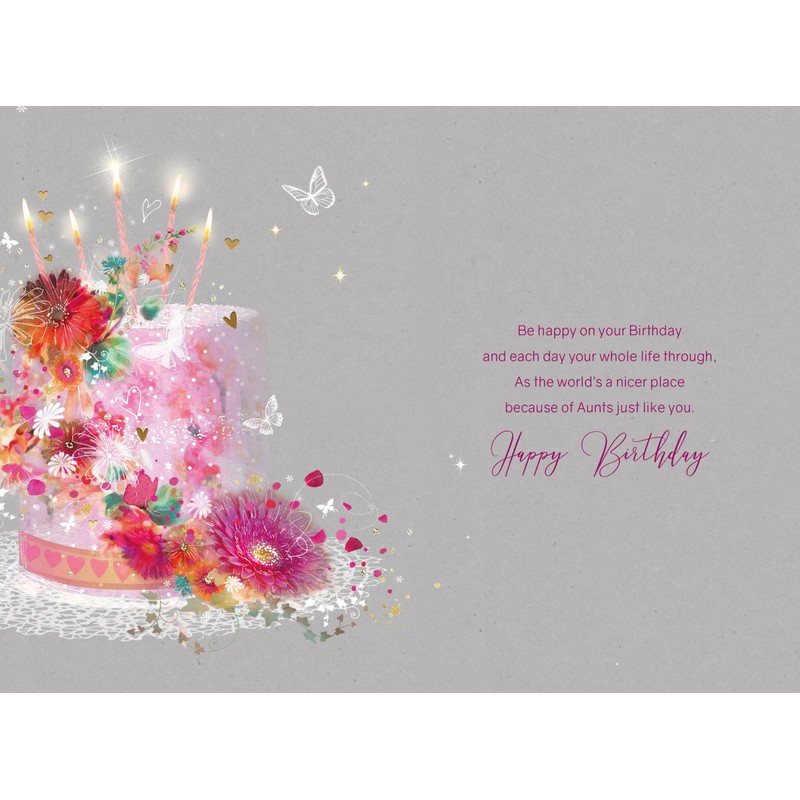 Cherry Orchard Aunt Birthday Card