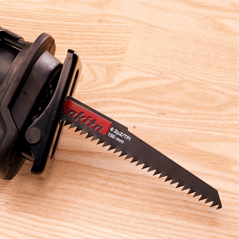 Makita P-47086 Reciprocating Blade CV Chrome Vanadium Steel 150/6 Teeth