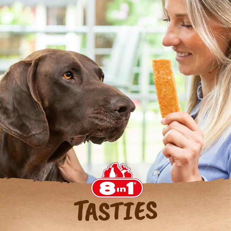 8in1 Tasties Chicken Fillets Hunde-Snack - getreidefreie Leckerlis aus köstlicher