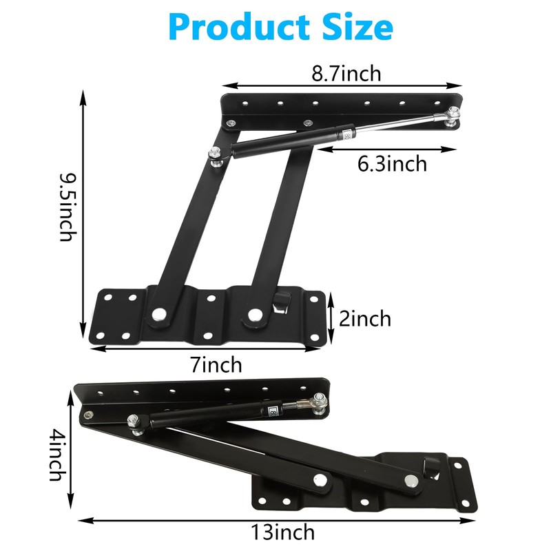 Oungy 4 PCS Folding Lift up Top Coffee Table Lifting