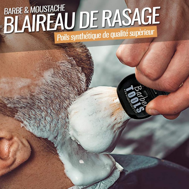 Barber Tools Pennello da Barba con Supporto