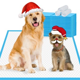 Dog Pee Pads Extra Large 30" × 36", 40 Count Heavy Duty XXL Puppy Pads Dog Pee Pads Disposable Doggy Pads Super Absorbent & Leak-Proof Potty Pads for Dogs Doggie Cats Rabbits Puppies