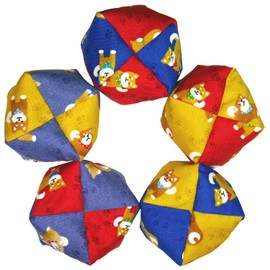 Handmade Bean Bag Japanese Pattern Shiba Inu-kun