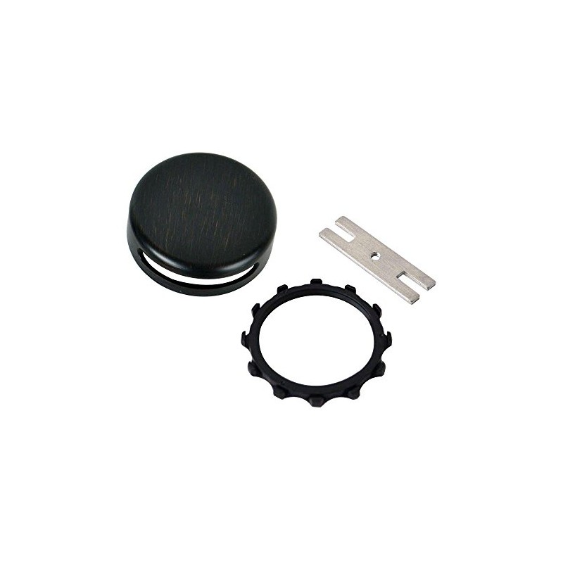 Innovator Snap-On Bathtub Bronze Overflow Plate Kit in