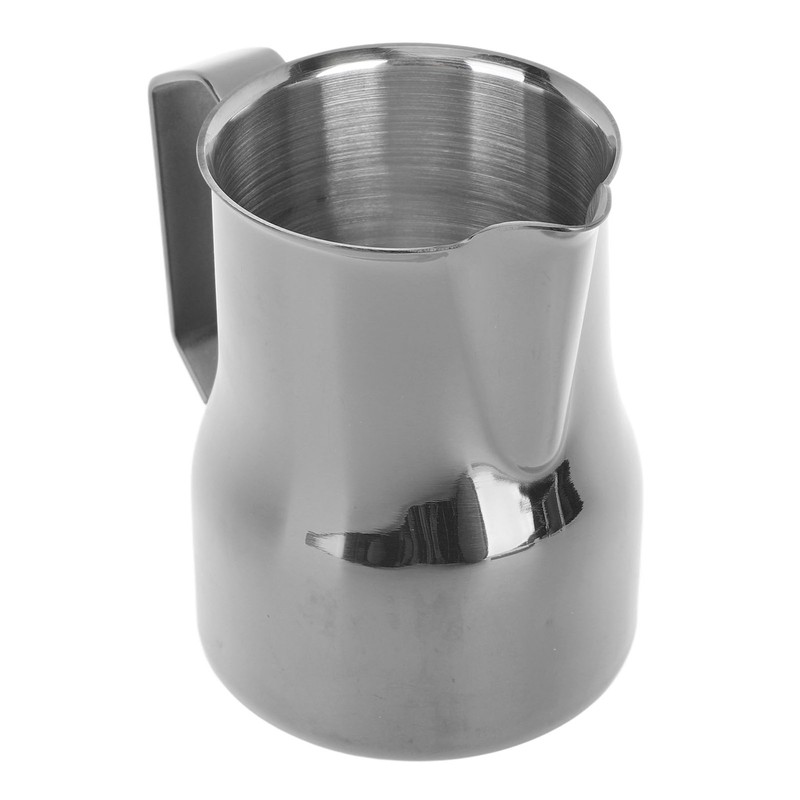 Milk Frother Cup 350ml 304 Stainless Steel Pointed Mouth Foaming