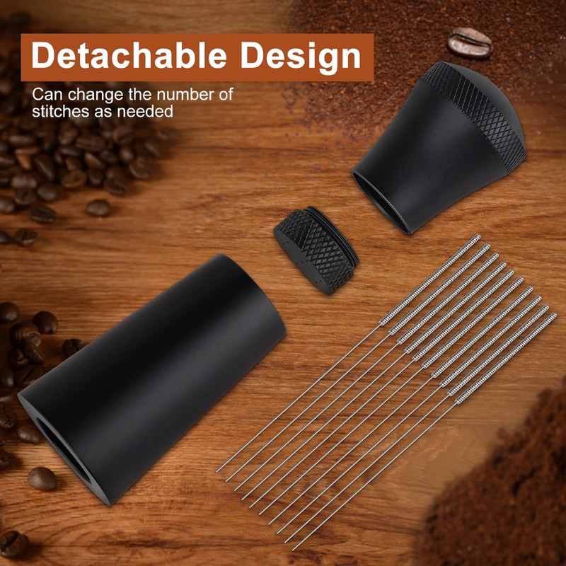 WDT Tool Espresso Coffee Stirrer, Honeueuen Aluminum Alloy Coffee Stirrers