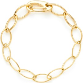 JEWELS BY LEONARDO Tory Bracelet • Bracelet Chain Made of Gold-Coloured Stainless Steel • Generous Chain Links • 19.5 cm Length • Jewellery Gift for Women • 024921, One size, Stainless Steel, No
