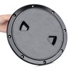 Smartmarine Marine Access Hatch Black Round Non Slip Boat Inspection