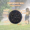 Lvpradior Garden Hose Nozzle, 8 Watering Patterns, High Pressure, Metal