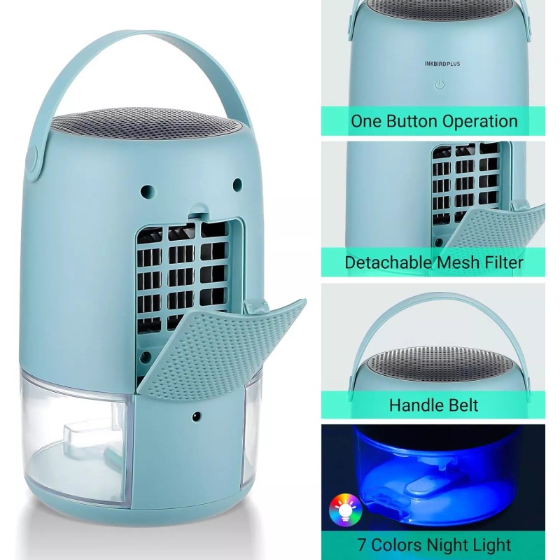 Inkbirdplus Home Dehumidifiers Room Electric Ultra Quiet Dehumidificati