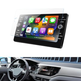 WEIPIN 8 Zoll Navigation Panzerglas Schutzfolie für VW Polo MK6 AW Taigo 2018-2022 2023, GPS Navi Displayschutzfolie mit aus gehärtetem Glas 9H Kratzfest Anti-Fingerabdruck