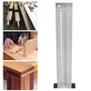 Ultra Precision Marking Ruler Stainless Steel Woodworking Scribing Ruler Gauging