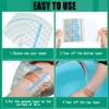 BBTO 50 Pieces Transparent Clear Adhesive Bandage Stretch Large Waterproof
