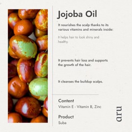 aru Hair Styling Cream for Wavy, Curly Hair, Fluffy Waves, Jojoba and Babassu Oil Applied to Wet Hair, Protects Against External Influences, 150 ml