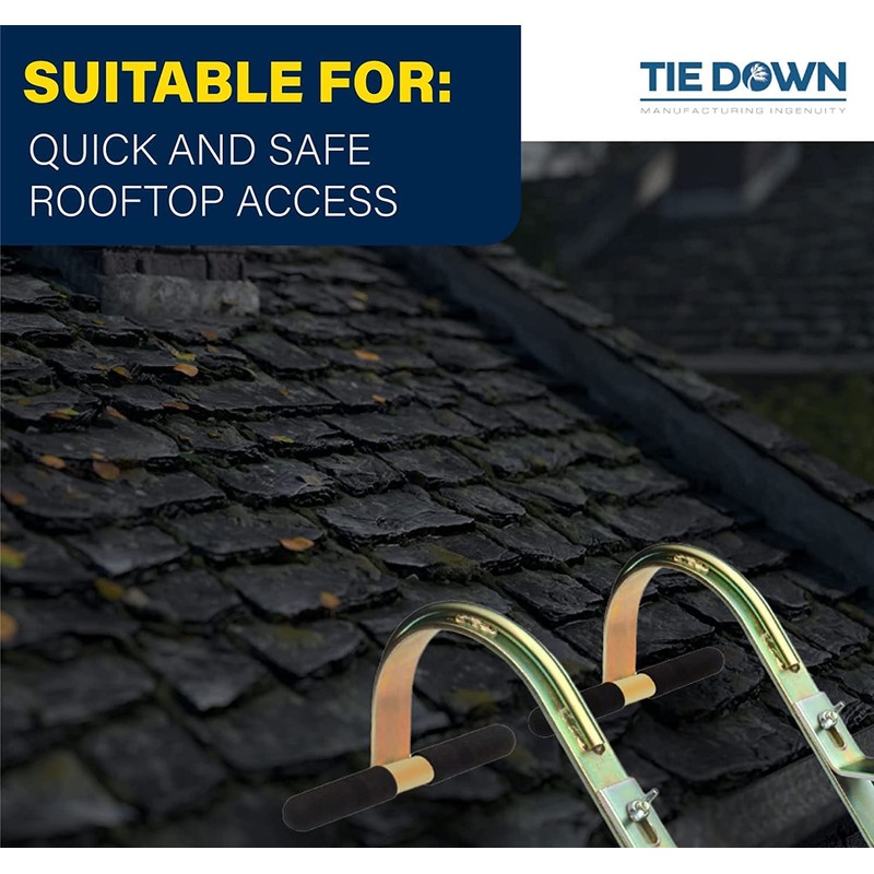 Tie Down 2-Pack Heavy Duty Zinc Plated Steel Ladder Roof