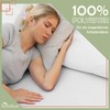 NatureMark Fitted Sheet Brushed Microfibre 100% Polyester White 140 x