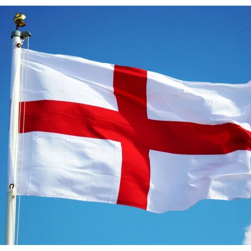 Bandera Inglaterra Poliester 1.5m X 90cm Pais Colgable