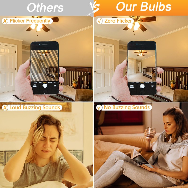 Marxlait 3 Pack LED Light Bulbs 100 watt Equivalent, Efficient