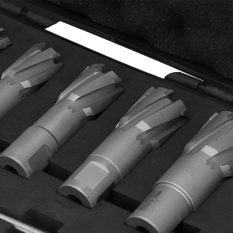 3/4" Weldon Shank Annular Cutter Set 35mm Depth 16/18/20/22/24/26mm for