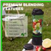 MODAIS HydroMix Portable USB Blender with 20 oz Waterproof Cup