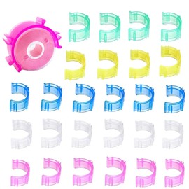Bobbin Clips, 50 Pieces Colorful Thread Holder Sewing Spool Small Clips Clamps for Organizing Thread Reels