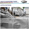 Windscreen4less 20' x 30' Heavy Duty 10 Mil Waterproof Silver