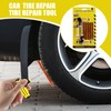 Flat Tire Repair Kit,Heavy Duty Car Flats Tire Plug Kit