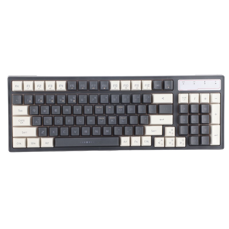 2.4G Wireless Gaming Keyboard 96 Keys Ergonomic Long Standby Time