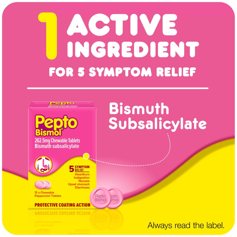 Pepto-Bismol Chewable Tablets (12ct)