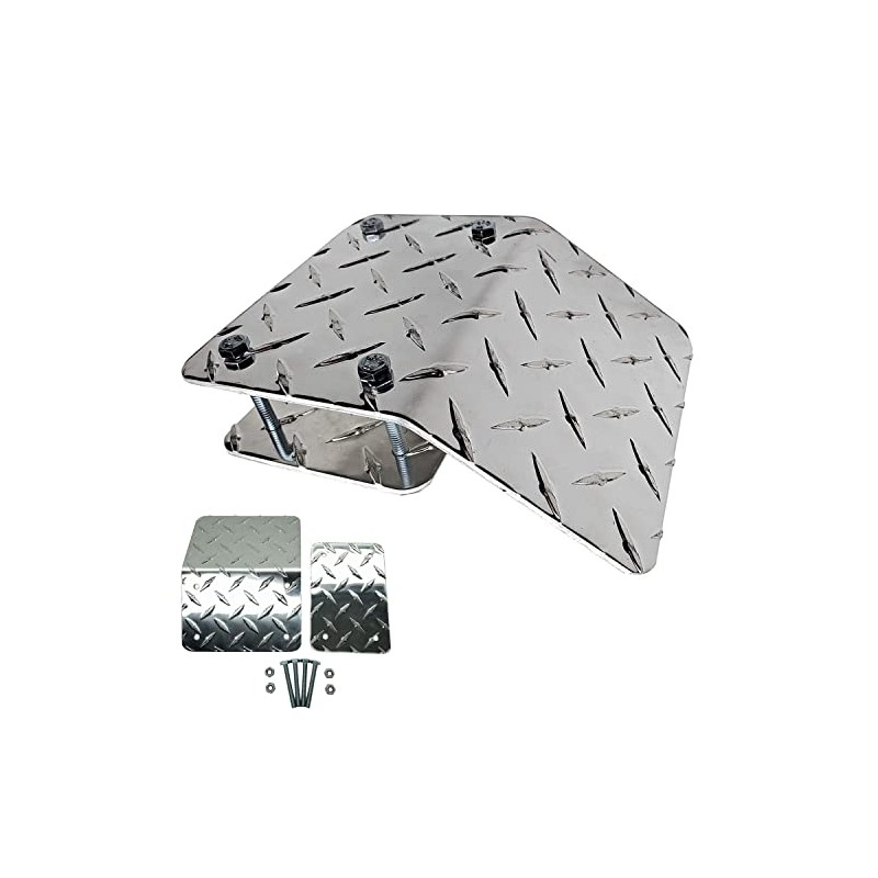 Ramp End - Heavy-Duty Diamond Plate for ATV, Motorcycles &