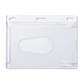 Open Industry NB-43 Name Tag Case, Hard Case, Nameplate, Name Holder, ID Card, Business Card Size, 10 Sheets