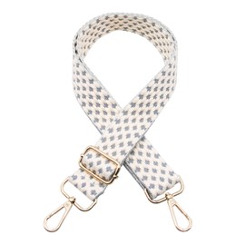 Long Keeper Wide Purse Strap - Adjustable Shoulder Strap Crossbody Handbag Replacement Bag Strap Guitar Straps (Style4-Grey)