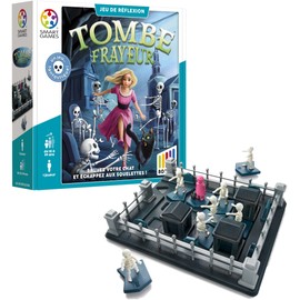SmartGames - Tombe Frayeur - Jeu de Réflexion Éducatif - Défis Logiques et Réflexions À Multi-Niveaux - 1 joueur - Français - SG 108 FR