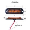 XtraGlow 3.4 Inch Trailer Marker Lights Amber LED Clearance Side