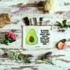 Mr. & Mrs. Panda Avocado Happy Make-Up Bag, White, Hand