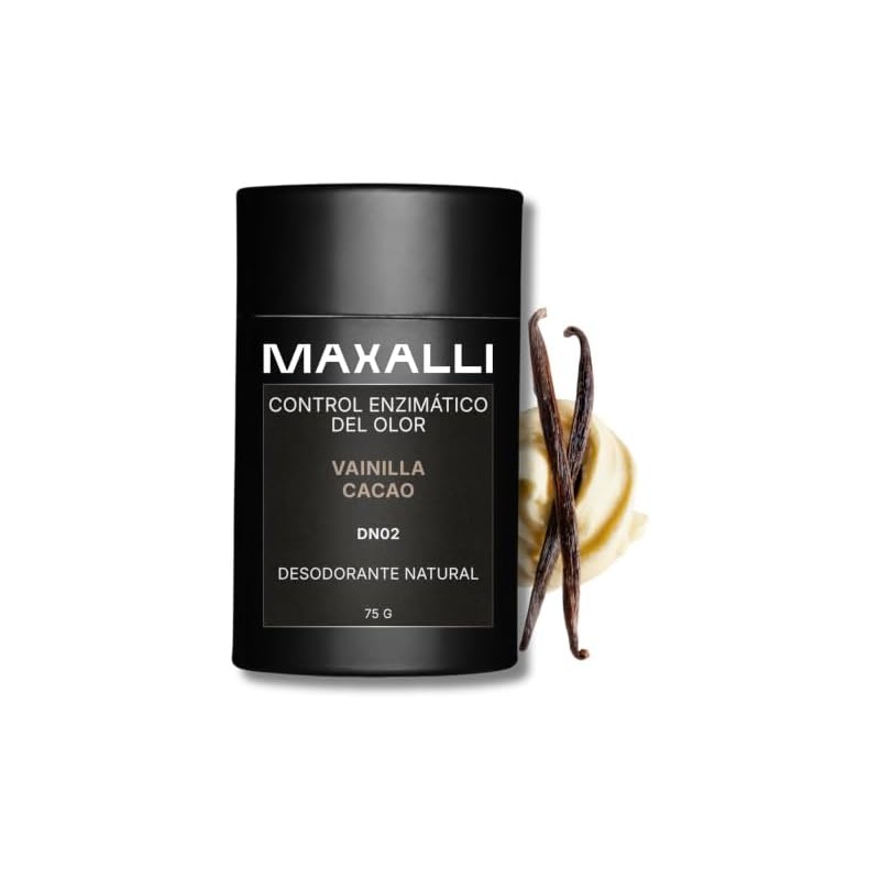 Desodorante natural sin aluminio Vainilla & Cacao 75 g –