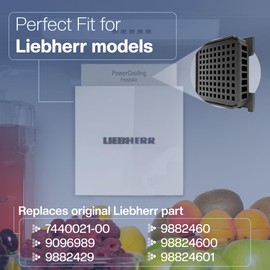 2 Filters for Liebherr Fresh Air Refrigerator – Replaces 7440021-00 [9096989, 988246001, 988246000, 9882429]