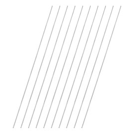 uxcell 10 Pcs 304 Stainless Steel Round Rod, 1/16" Diameter, 12"(300mm) Length Metal Solid Shaft Rods, Steel Stick Lathe Bar Stock for Crafts DIY Models Plane Ship Cars