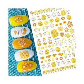 Generic Flower Branch Leaf Nail Sticker Rabbit Bird Swallow Rose Geometric Figure Line G846Ms Nail Wraps Stickers Manicure Supplies for Women Nails Full Long Lasting Easy Apply and Remove