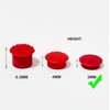 Fleshy Leaf 3PCS Red Trackpoint Cap 3.0mm for Lenovo Thinkpad
