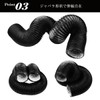 Double Layer Construction Duct Hose, Exhaust Hose, Aluminum, Flexible, Exhaust,