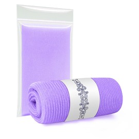 Criyar One Pack, Reusable Back Scrubber for Shower, Body Scrubber Exfoliator, Exfoliating Washcloth, Loofah(Purple)