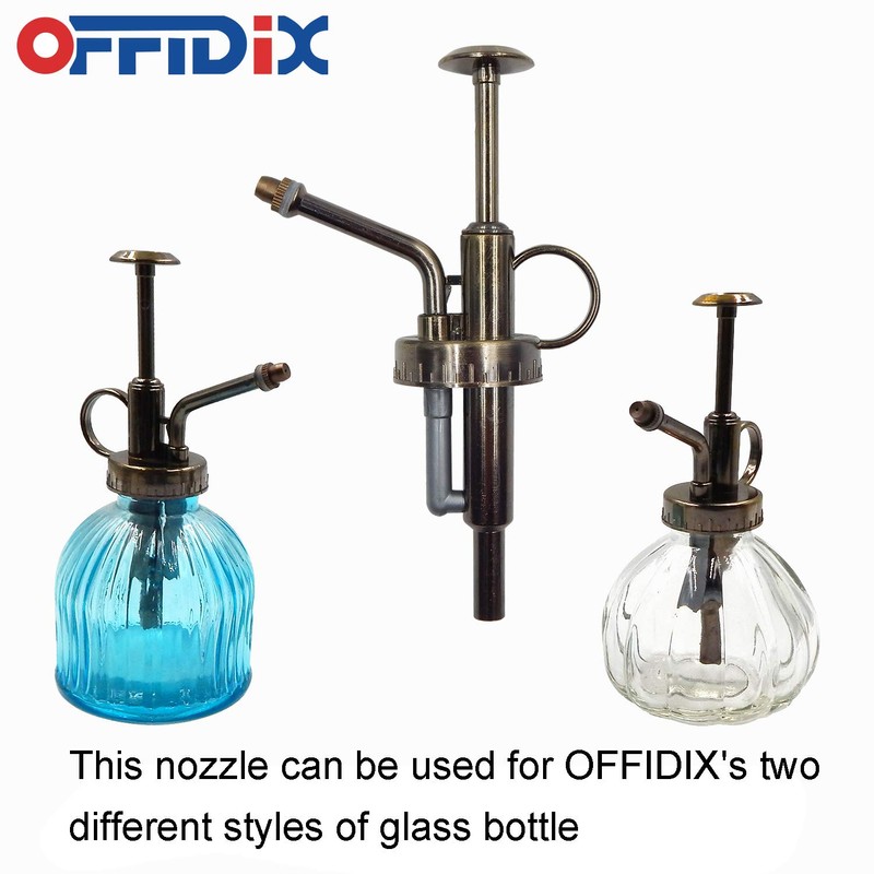 OFFIDIX Sprayers Watering Nozzles Replacement for Bottles Plastic Slivery Nozzle
